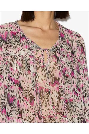 Blusa in seta con stampa butterfly ISABEL MARANT | HT0078FBC2J05I40PK